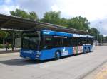 flensburg MAN Niederflurbus 2. Generation auf Betriebsfahrt am ZOB.