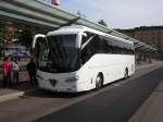 saarbrucken Ein MAN-Reisebus an der Haltestelle Hauptbahnhof in Saarbr�cken.