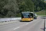 Postauto PU Schmidt AG, Jonschwil, SG 267'102 (Setra 315NF, 1997) am 8.9.2009 auf der Thurbr�cke bei Oberb�ren. 