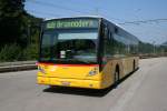 Postauto PU Casutt&Co., Gossau, SG 289'531 (Van Hool New A360, 2006) am 8.9.2009 in Brunnadern-Neckertal. 