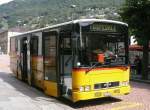 Postauto AutoPostale Ticino, 6500 Bellinzona: MAN/Lauber 13.230 HOCL TI 215'335 (ex P 23'022), am 2. September 2009 beim Bahnhof Bellinzona, Viale Stazione