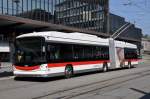 stgallen VBSG, St. Gallen Nr. 180 Hess-Gelenktrolleybus am 8. September 2009 beim Bahnhof St. Gallen.