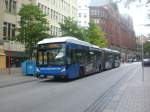 hamburg Van Hool AGG 300 auf der Linie 5 nach Nedderfeld an der Haltestelle Rathausmarkt.