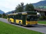 mercedes-benz-o-405-n-niederflur-stadtversion MB O 405N2 Nr 73, ehemaliger Stadtbus aus Feldkirch, in Tschagguns am 17/08/09.