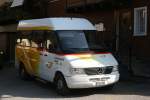 Kt. Graubunden PostAuto Ostschweiz (Garage Uznach) SG 267'069 (Sprinter 312D, 1997) am 9.9.2009 in Schiers. Der Bus befindet sich gegenw�rtig im Einsatz f�r PU Wilhelm, Stels, auf der Linie Schiers - Salginatobel - Pusserein - Schuders. 