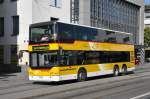 Neoplan N 40-Serie PostAuto Ostschweiz AR 14'839 Neoplan am 8. September 2009 am St. Galler Marktplatz.