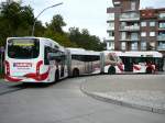 hamburger-hochbahn-ag-hha Mein Lieblings VanHool 8710,mit einer der sch�nsten XXL-Werbungen-edding-mehr als ein Stift....:-),Lieblingsbild welches seit der Aufnahme am Do.10.09.09 mein Destopbild im PC ist,so weit es ging eingeknickt wurde.Endpunkt HH.Burgwedel auf der  XXL-Linie 5... 