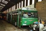 basler-verkehrsbetriebe-bvb Wegm�ller, Bern FBW/FHS (ex BVB Basel Nr. 75) am 9. August 2009 Oberburg, Ziegelei