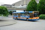 MAN Standardlinienbus 2. Generation Im Sommer 2006 hatte ich das Gl�ck WSW Wagen 9009 MAN SL 202 am ZOB Hattingen f�r die Nachwelt festzuhalten. 
Der Bus ist 2006 ausgebrand.

