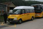 Postauto PU AVJ, Les Bioux, VD 246'432 (MB Sprinter 313CDI, 2002) am 16.9.2009 in Croy-Romainm�tier.