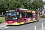 dortmunder-stadtwerke-21-dsw-21 DSW21 1235 steht vor dem Dortmunder HBF auf der Linie 456 Richtung Sch�ren abfahbereit.
Der Wagen Macht Werbung f�r Germanwings.