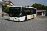 Postauto PU ARCC, Aubonne, VD 586 (MAN Lion's City/A35, 2007) am 17.9.2009 in Aubonne.