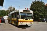 Berner Oberland STI Thun Nr. 52/BE 396'552 Saurer/R&J SH am 9. August 2009 Wimmis, Bahnhof