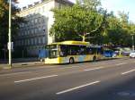 berlin MAN Niederflurbus 3. Generation (Lions City) auf der Linie X49 nach Staaken Hahneberg nahe des S-Bahnhof Heerstra�e.