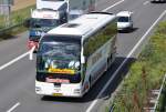 MAN Sonstige Modelle MAN Reisebus 3-achser - Bjert Busser aus NL - auf der A 61 Richtung S�den - 27.08.2009