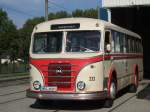 H6B Bustyp H6B der Rostocker Nahrverkehrsfreunde steht vor dem Depot12 in Rostock-Marienehe.Aufgenommen am Tag der offenen T�r(19.09.09)

