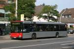 dusseldorf-rheinbahn Rheinbahn 7389 auf der Linie 011 am 19.9.2009 an der Haltestelle Mettmann Zentrum.