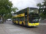 berlin MAN Lion's City DD (Doppelstock) auf der Linie X34 nach Kladow Kaserne Hottengrund am S+U Bahnhof Zoologischer Garten.