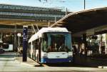 luzern VBL Luzern Nr. 203 Hess/Hess Gelenktrolleybus am 15. August 2009 Luzern, Bahnhof