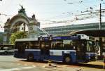 luzern VBL Luzern Nr. 254 NAW/R&J-Hess Trolleybus am 15. August 2009 Luzern, Bahnhof