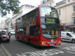 london Ein Arriva-Doppeldecker auf der Linie 22 nach Piccadilly Circus in der Regent Street.