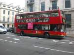 london Ein Scania-Doppeldecker auf der Linie 98 nach Edgware Road in der Regent Street.