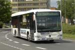 mercedes-benz-o-530-le-u-citaro Basel BA SL 121 vor dem HBF Schweinfurt am 8.7.2008.