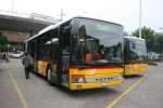 Postauto PU Stucki, Porrentruy, Nr. 21 (JU 1'319, Setra 315NF, 2005) am 21.9.2009 am Bahnhof Porrentruy.