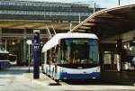 luzern VBL Luzern Nr. 216 Hess/Vossloh Gelenktrolleybus am 15. August 2009 Luzern, Bahnhof
