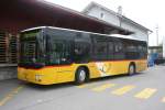 Postauto PU Chemins de fer du Jura, Tavannes, JU 34'308 (MAN Lion's City M/A35, 2006) am 21.9.2009 in Bassecourt. 