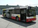 MAN Niederflurbus 1. Generation MAN NL 202. Dieser Bus wurde im August 2009 ausgemustert.

