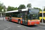 MAN Niederflurbus 2. Generation Wagen 610 der W�rzburger Strassenbahn im Juli 2008 am W�rzburger HBF.