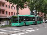 basler-verkehrsbetriebe-bvb MB O 530 G CNG Citaro der BVB mit der Betriebsnummer 701 und dem Namen 'Luftibus' f�hrt Richtung Euroairport. Das Bild entstand beim Burgfelderplatz am 18. Juni 2009.