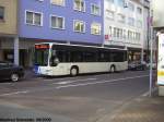 saarbrucken Auf diesem Foto ist ein Citaro zu sehen. Der Bus f�hrt eine Schnellverkehr Linie nach V�lklingen. Die Linie ist die 110.Das Fahrzeug wurde in der Eisenbahnstra�e Fotografiert.