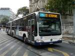 genf TPG - Mercedes Citaro Bus Nr.140 GE 960524 unterwegs auf der Linie 5 in der Stadt Genf am 04.09.2009