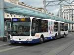 genf TPG - Mercedes Citaro Bus Nr.163 GE 960547 unterwegs auf der Linie 1 in der Stadt Genf am 04.09.2009