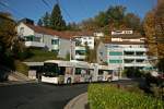 Der Hess/Vossloh BGT-N2C  Swisstrolley ...  Sandro Fl�ckiger 05.11.2009