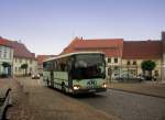 finsterwalde---nahverkehr-gmbh-elbe-elster-nvg Ein K�ssbohrer Setra der NVG(Elsternahverkehrs Gmbh) f�hrt am 12.10.06 in die Haltestelle Uebigau Markt In Richtung 
Bad Liebenwerda (Linie 520).