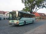 finsterwalde---nahverkehr-gmbh-elbe-elster-nvg Ein K�ssbohrer Setra der NVG(Elsternahverkehrs Gmbh) f�hrt am 12.10.06 von der Haltestelle Uebigau Markt ab in Richtung 
Herzberg/E.(Linie 520).