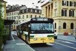 neuchatel TN Neuch�tel Nr. 168 FBW/Hess Gelenktrolleybus am 5. Dezember 2009 Neuch�tel, Place Pury
