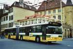 neuchatel TN Neuch�tel Nr. 161 FBW/Hess Gelenktrolleybus am 5. Dezember 2009 Neuch�tel, Place Pury