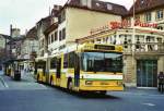 NAW Trolleybus TN Neuch�tel Nr. 110 NAW/Hess Gelenktrolleybus am 5. Dezember 2009 Neuch�tel, Place Pury