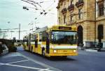 NAW Trolleybus TN Neuch�tel Nr. 109 NAW/Hess Gelenktrolleybus am 5. Dezember 2009 Neuch�tel, Place Pury