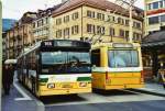 neuchatel TN Neuch�tel Nr. 166 FBW/Hess Gelenktrolleybus am 5. Dezember 2009 Neuch�tel, Place Pury