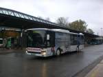 Setra S 300er-Serie NF auf Betriebsfahrt am ZOB.  ...