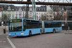 wuppertaler-stadtwerke WSW 0968 (W SW 2968) mit dem Schwebebahn Express am Bf Wuppertal Oberbarmen.
27.12.2009