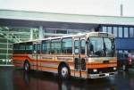 Volvo B10M Bamert, Wollerau SZ 19'259 Volvo/Lauber am 10. Dezember 2009 Wollerau, Garage (dieses Fahrzeug mit Jahrgang 1986 besitzt immer noch den Originalanstrich!)