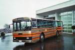 Volvo B10M Bamert, Wollerau SZ 19'259 Volvo/Lauber am 10. Dezember 2009 Wollerau, Garage (im Dezember wurden mit diesem Fahrzeug Bahnersatzkurse in der Region W�denswil durchgef�hrt.)