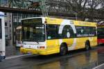 wuppertaler-stadtwerke WSW 0551 (W SW 1551) mit Werbung f�r Wohnservice f�r Senioren.
Aufgenommen am HBF Wuppertal,27.12.2009.