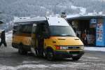 Kt. Graubunden PU Bossi, Tiefencastel, GR 154'013 (Iveco 50C15 UniJet HTTP, 2004) am 8.1.2010 in Tiefencastel.